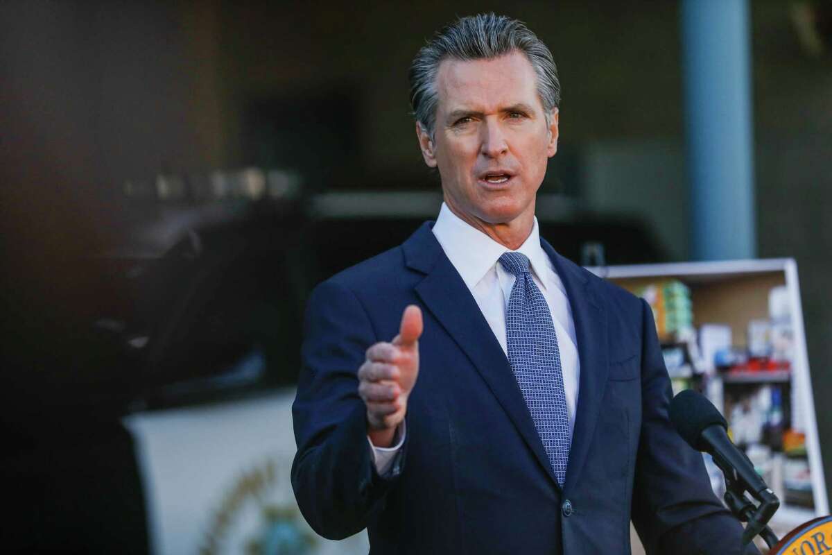 Gov. Gavin Newsom, pictured in December, says he’s “disgusted” with the inhumane conditions on San Francisco’s sidewalks and throughout the state.
