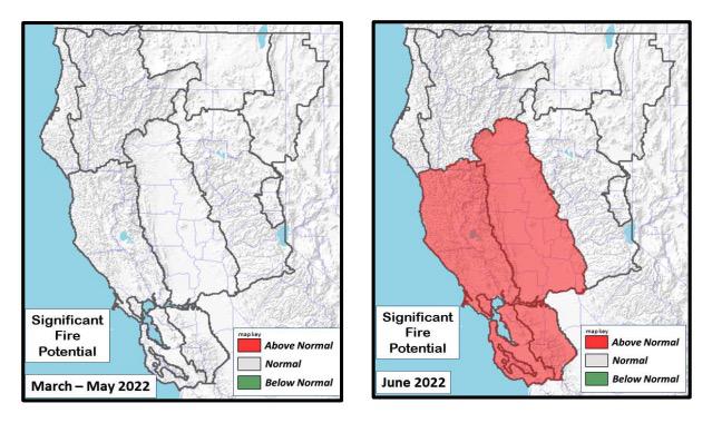 How early will California's fire season come this year? These maps show a grim outlook - Vimarsana News