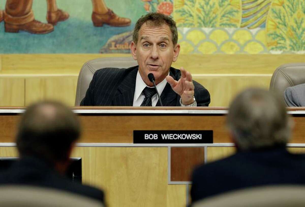 State Sen. Bob Wieckowski, D-Fremont, shown in a 2015 file photo, grilled officials from CalRecycle in a hearing Thursday after The Chronicle reported that the state department that runs the bottle recycling program has a $529 million surplus, a dramatically larger windfall than it had previously suggested.