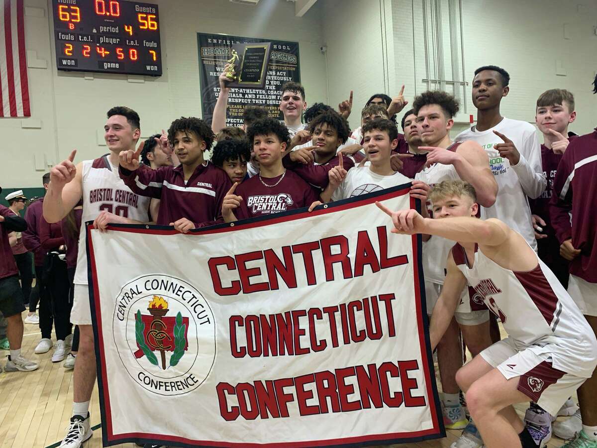Bristol Central defeated Northwest Catholic in the CCC boys basketball championship game on Thursday, March 3, 2022 at Enfield high school, Enfield
