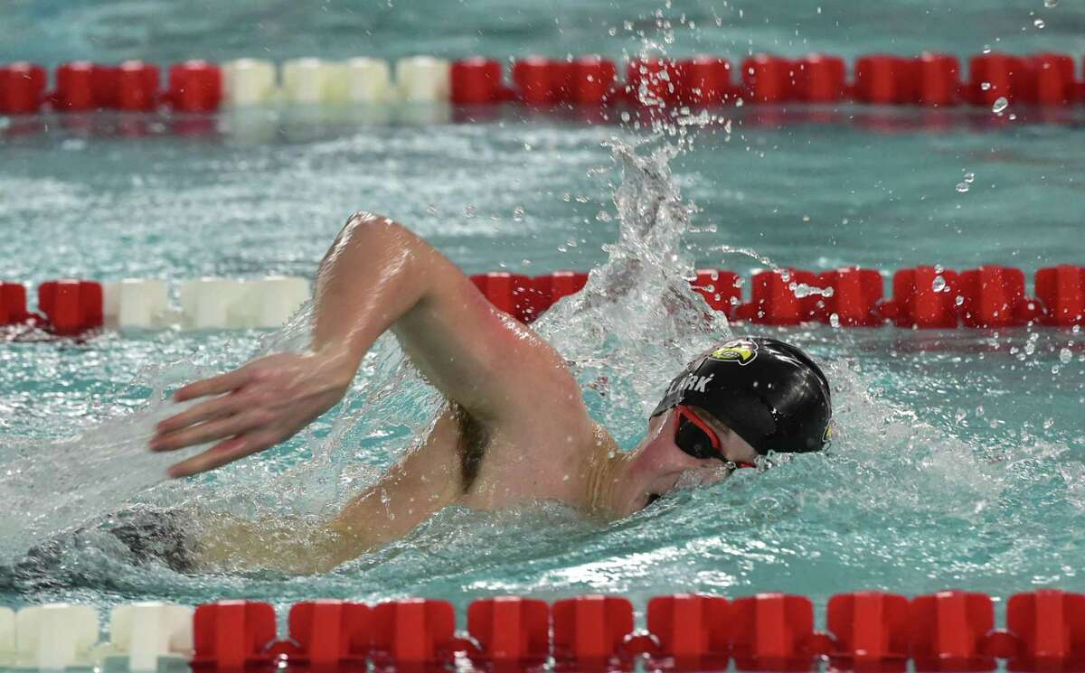 2022 FCIAC Boys Swimming Championship action in Greenwich, Conn., on Thursday March 3, 2022.