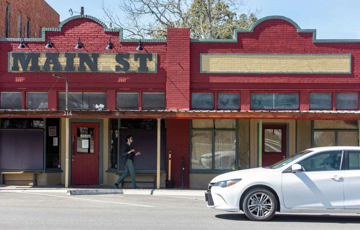 Downtown Buda is seen Monday, Feb. 28, 2022.