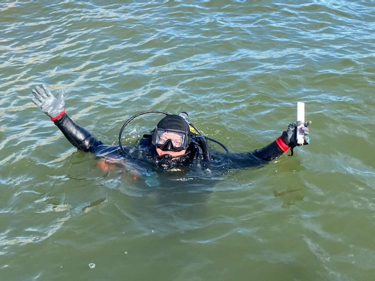 Jerry Moreno, 50, is the senior team leader of the Texas Department of Transportation's dive team. He has been professionally diving for 30 years, first as a Navy diver and now for the state agency.