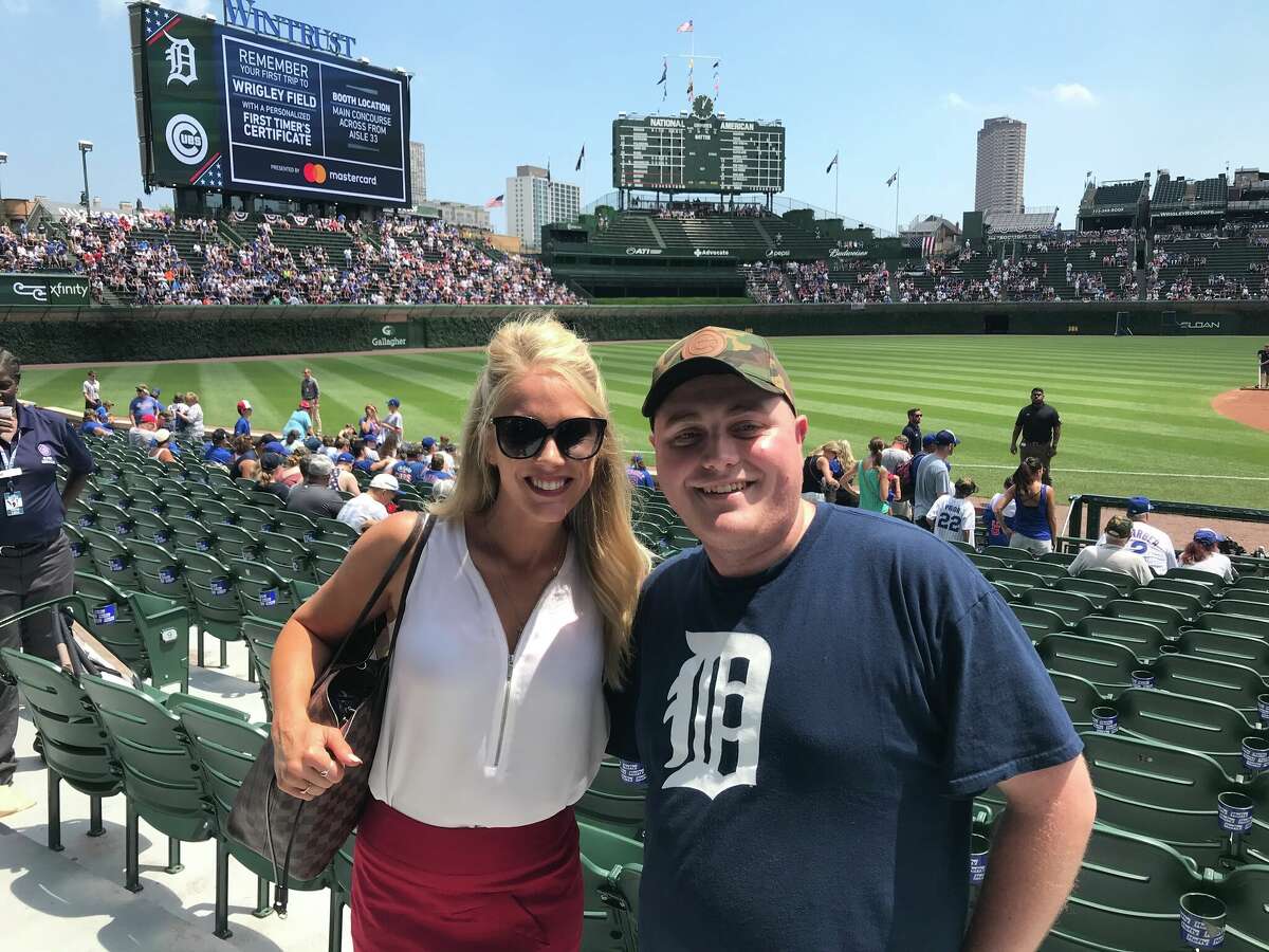 Greene met then-CSN Chicago Cubs reporter Kelly Crull for the first time on July 4, 2018, at Wrigley Field. Crull now works at Bally Sports South for the Atlanta Braves.