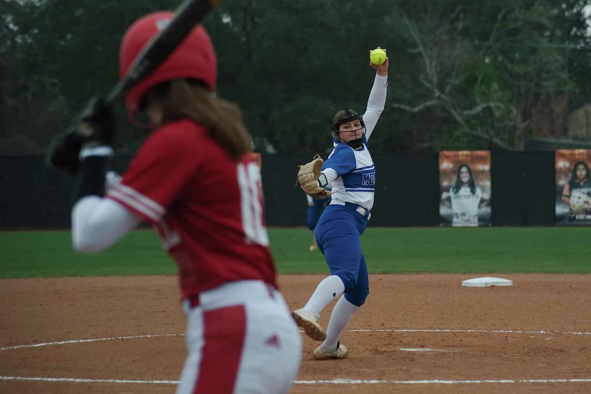 Friendswood's Chloe Riassetto (pitching) and the rest of the Lady Mustangs hope to have a lengthy playoff ride.