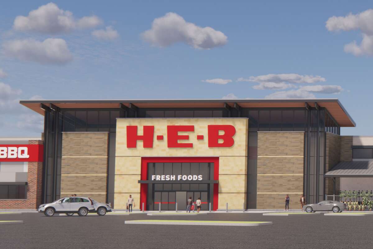 Here is a look at a rendering of the planned H-E-B in McKinney.
