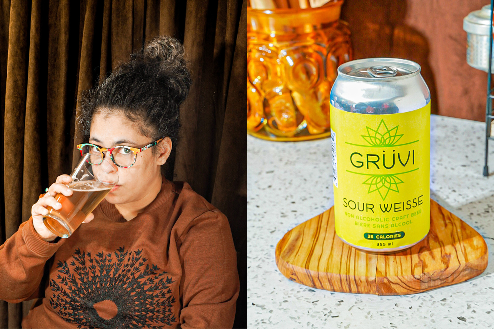Gruvi Sour Weisse non-alcoholic beer review - Vimarsana News