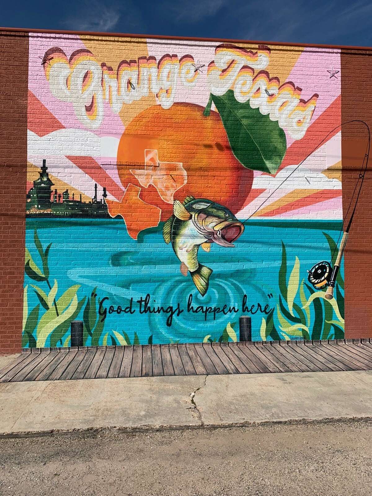 Orange gets its first downtown mural