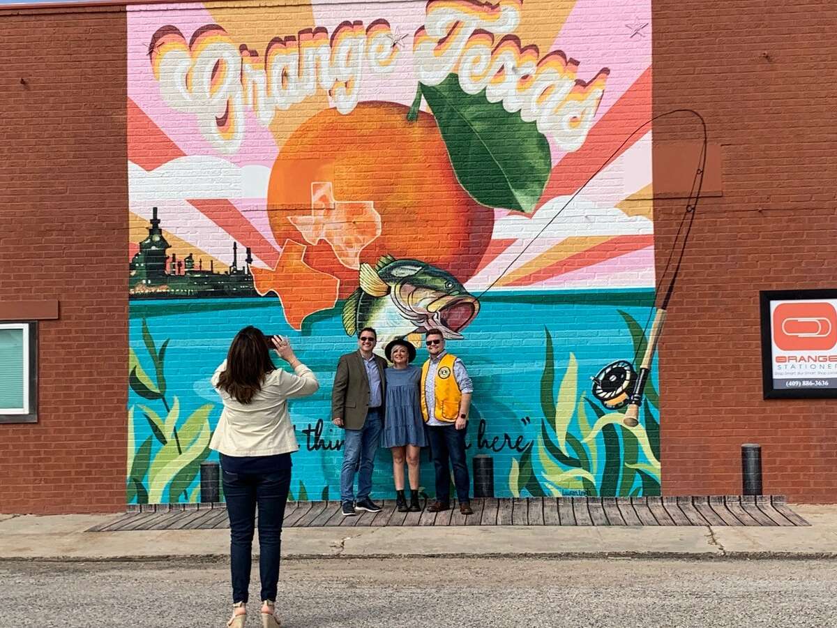 Orange gets its first downtown mural