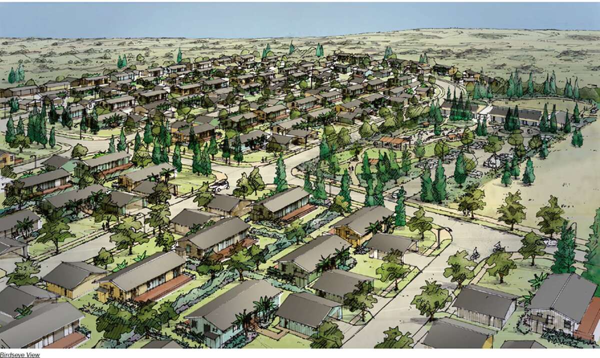 A rendering of Hokuao's 150 single family homes, which will bring 76 affordable homes to the Lanai community.