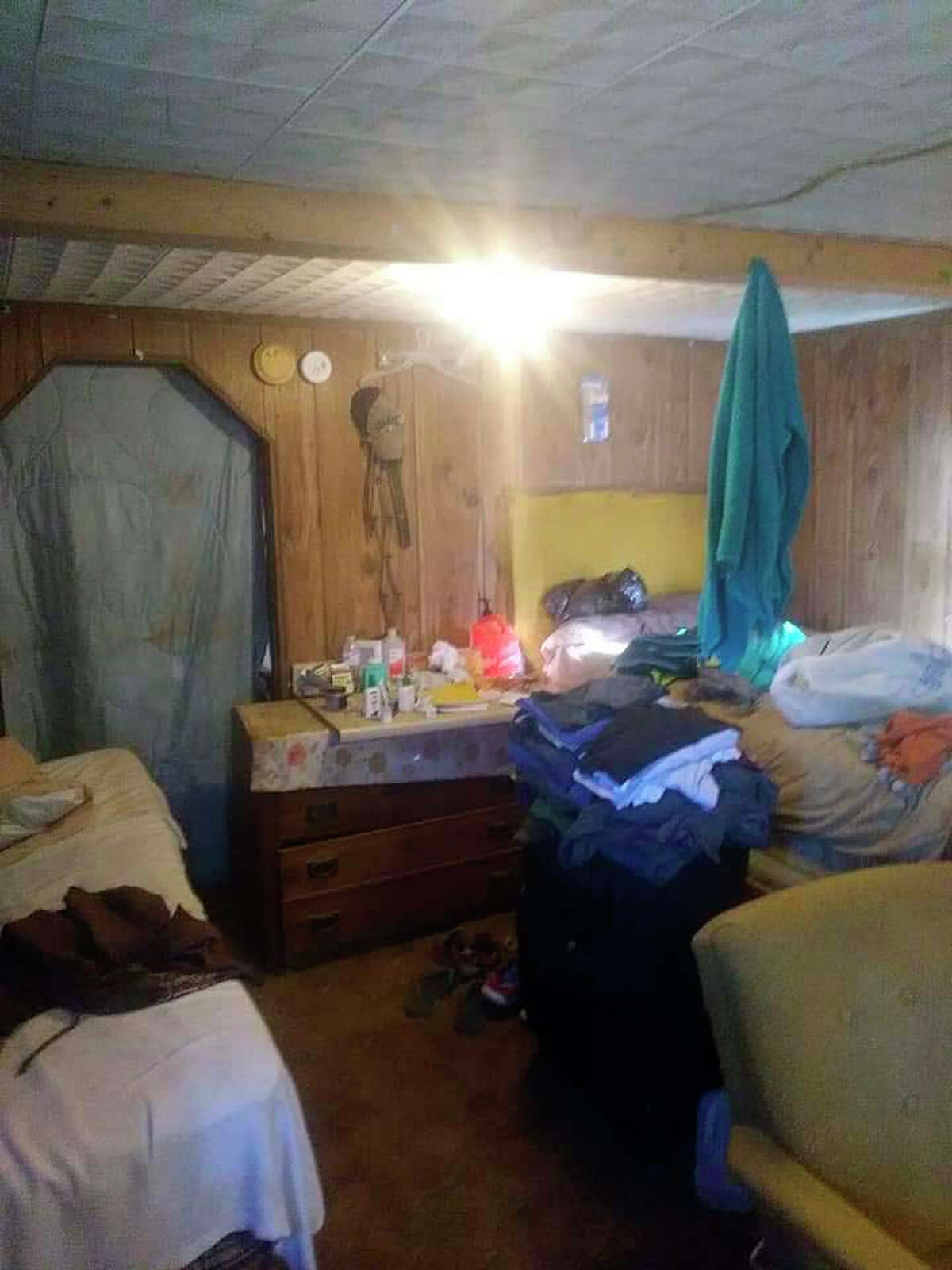 This photo provided by Texas RioGrande Legal Aid shows H-2A farmworker housing in Kentucky in 2019. Housing for these guest workers is supposed to be free, meet health and safety standards and is considered part of their pay.