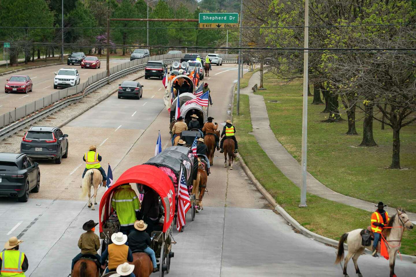 Texas trail ride to 2024 Houston Rodeo Where to see riders in town