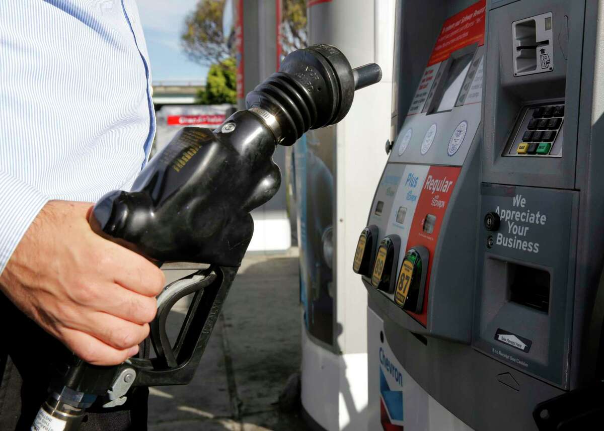 California’s gas prices have soared to a record high of $5.17 per gallon, as Russia’s invasion of Ukraine has sent oil costs shooting up, according to the AAA.