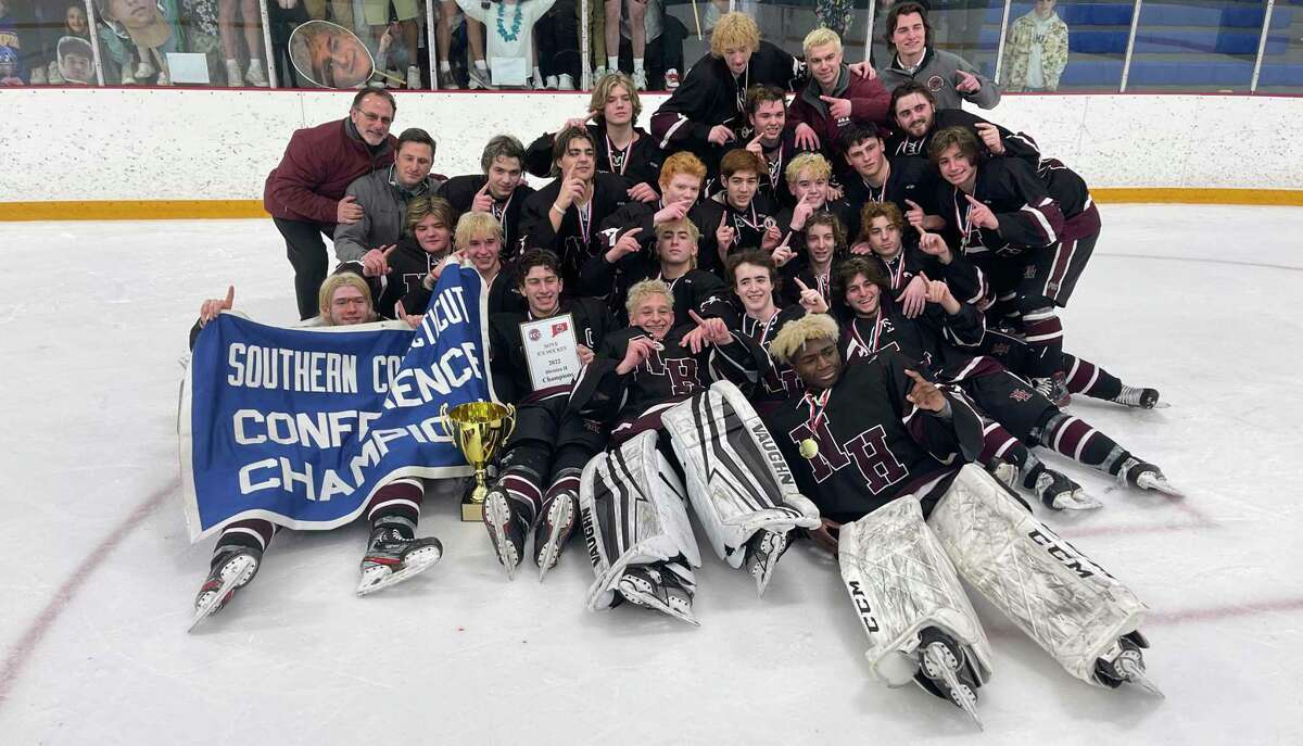 North Haven won its second consecutive SCC Division II hockey championship with a 4-3 victory over Lyman Hall on Saturday.