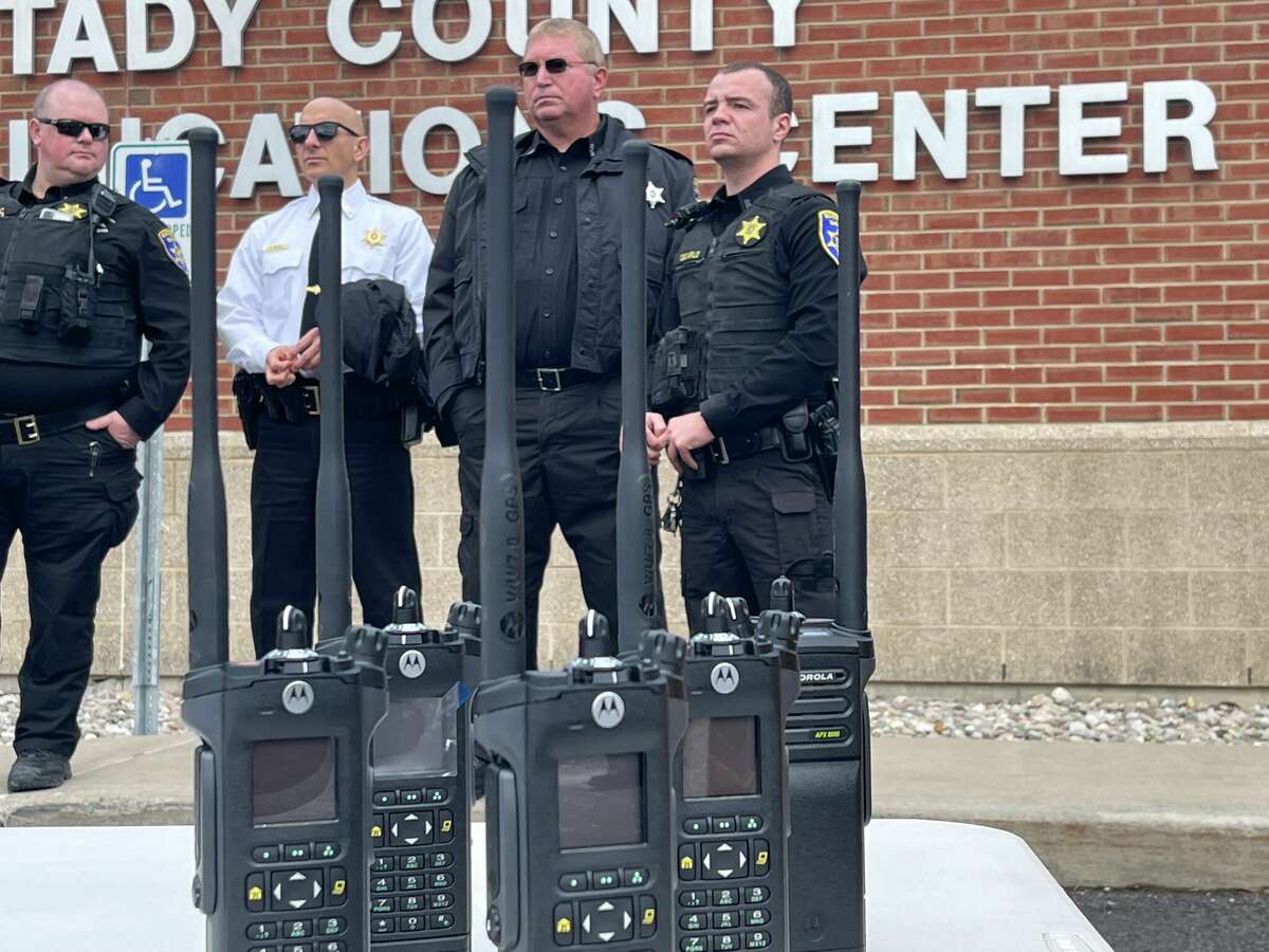 Representatives from police, fire and EMS agencies in Schenectady County and elected officials gathered at the Schenectady County Unified Communications Center in Rotterdam on Sunday, March 6, 2022 to tout a nearly-completed $19 million overhaul of the county's public safety radio system.