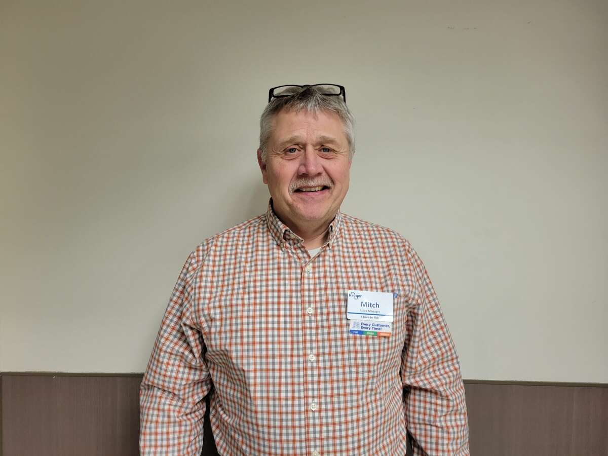 Mitch Wolgast, manager of the Midland Kroger store, has been with Kroger for 32 years. He started out in the Midland store and found his way back. “When I came back, it was amazing – I saw all of the same clientele and all of the same friends,” he said. “It is absolutely fantastic. I love Midland; it’s pretty cool and I love the people.”