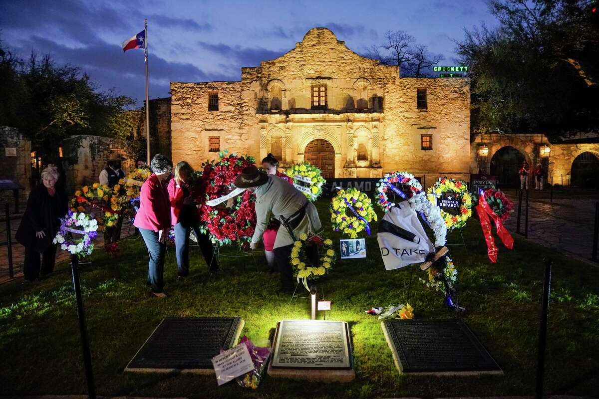 The area in front of the Alamo Church is believed to have served as a cemetery, starting in the 1740s. But a recent archival report on burials associated with the Mission San Antonio de Valero says many mysteries still remain around the funeral pyres and burials that followed the 1836 battle.