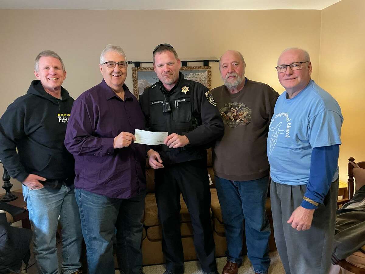 Lake County Sheriff Rich Martin presented a check for $1,000 to Lake County Ministries as part of the ongoing Sheriff Office charitable campaigns.