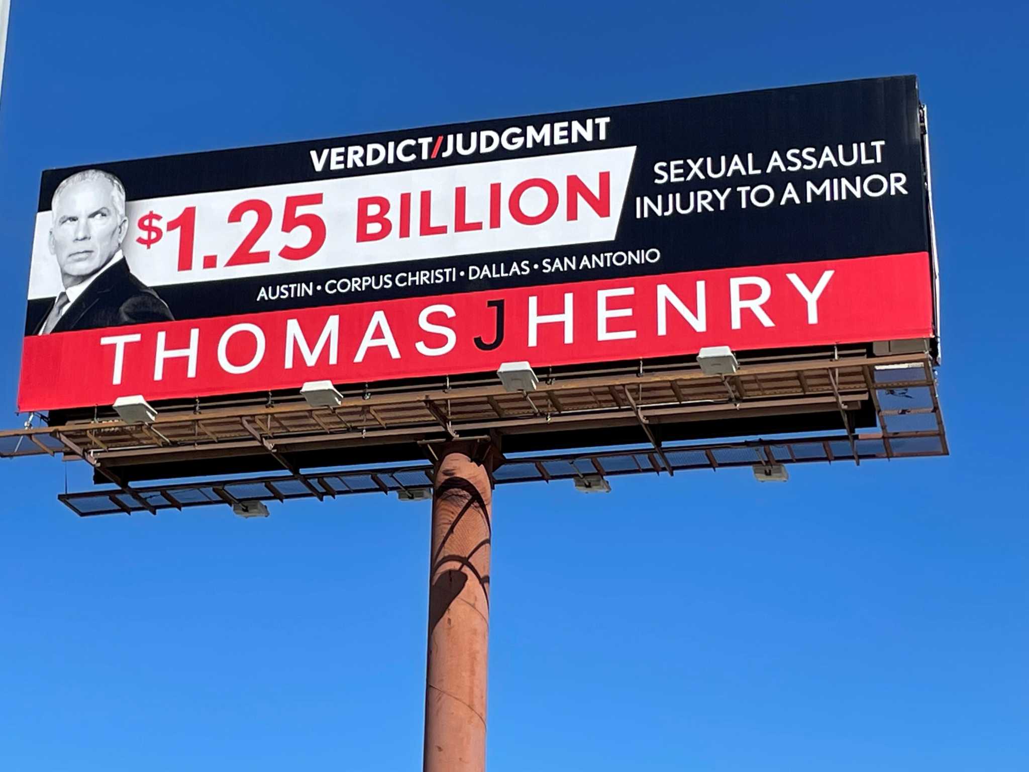 San Antonio lawyer Thomas J. Henry can no longer advertise 1.25