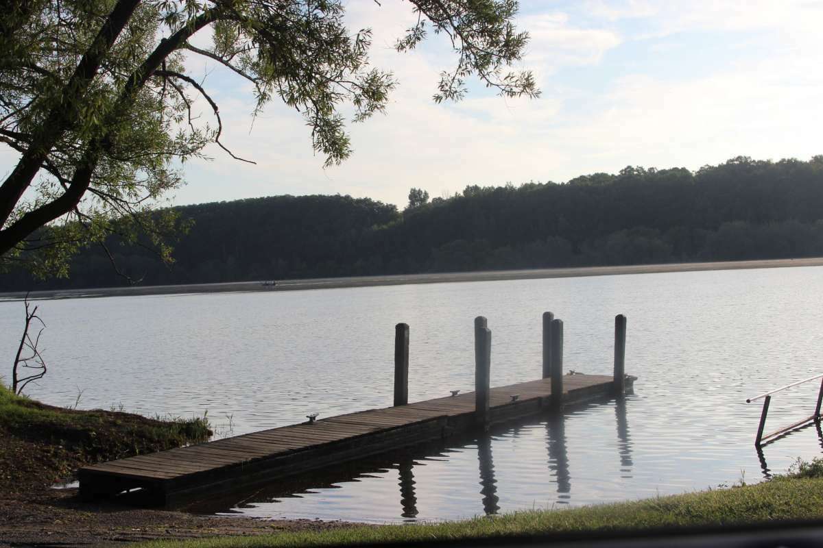 About 593,000 gallons of diluted sewage were discharged into Manistee Lake on Sunday.