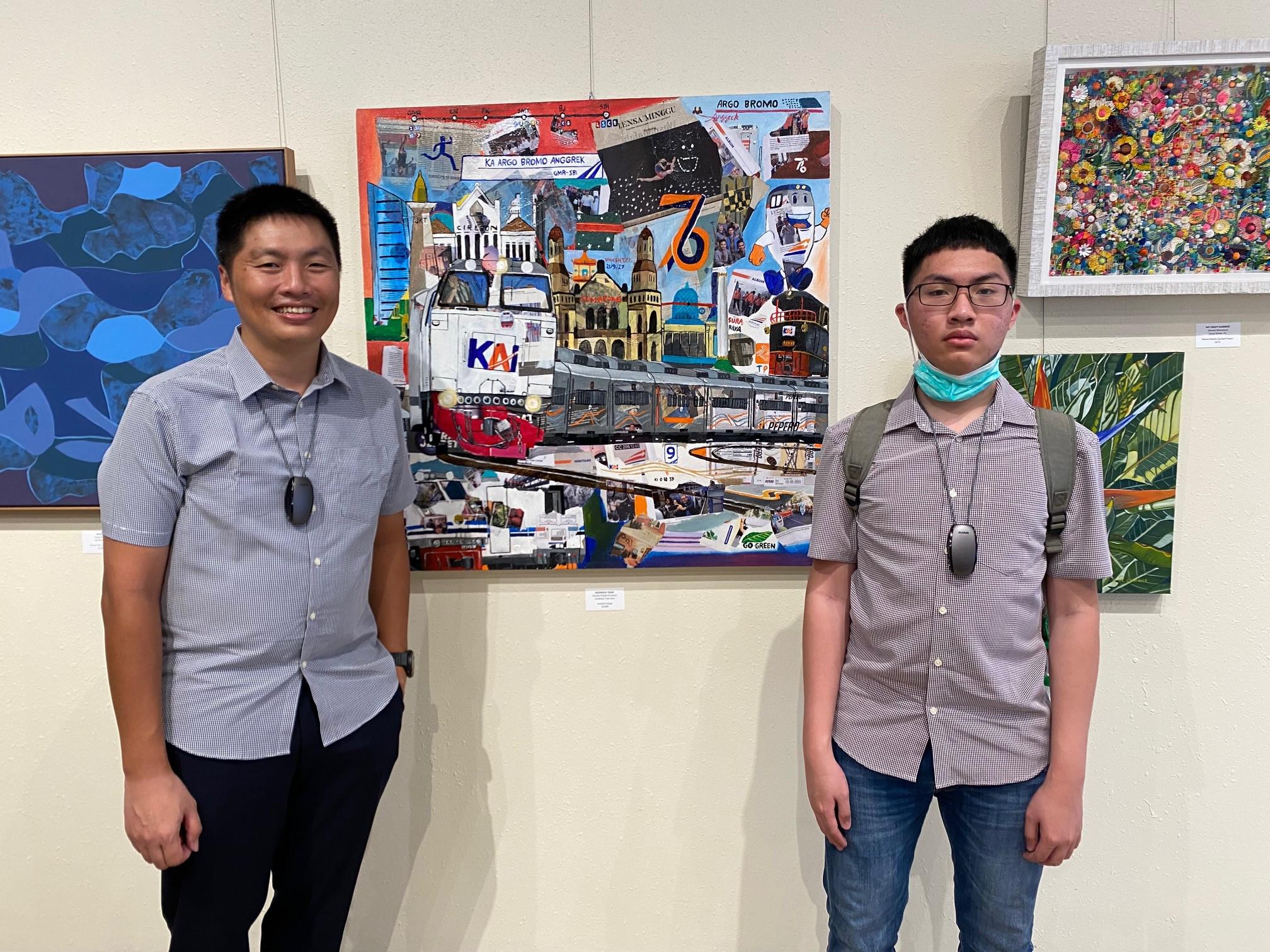 Indonesian teen travels to Conroe for art league reception - Vimarsana News