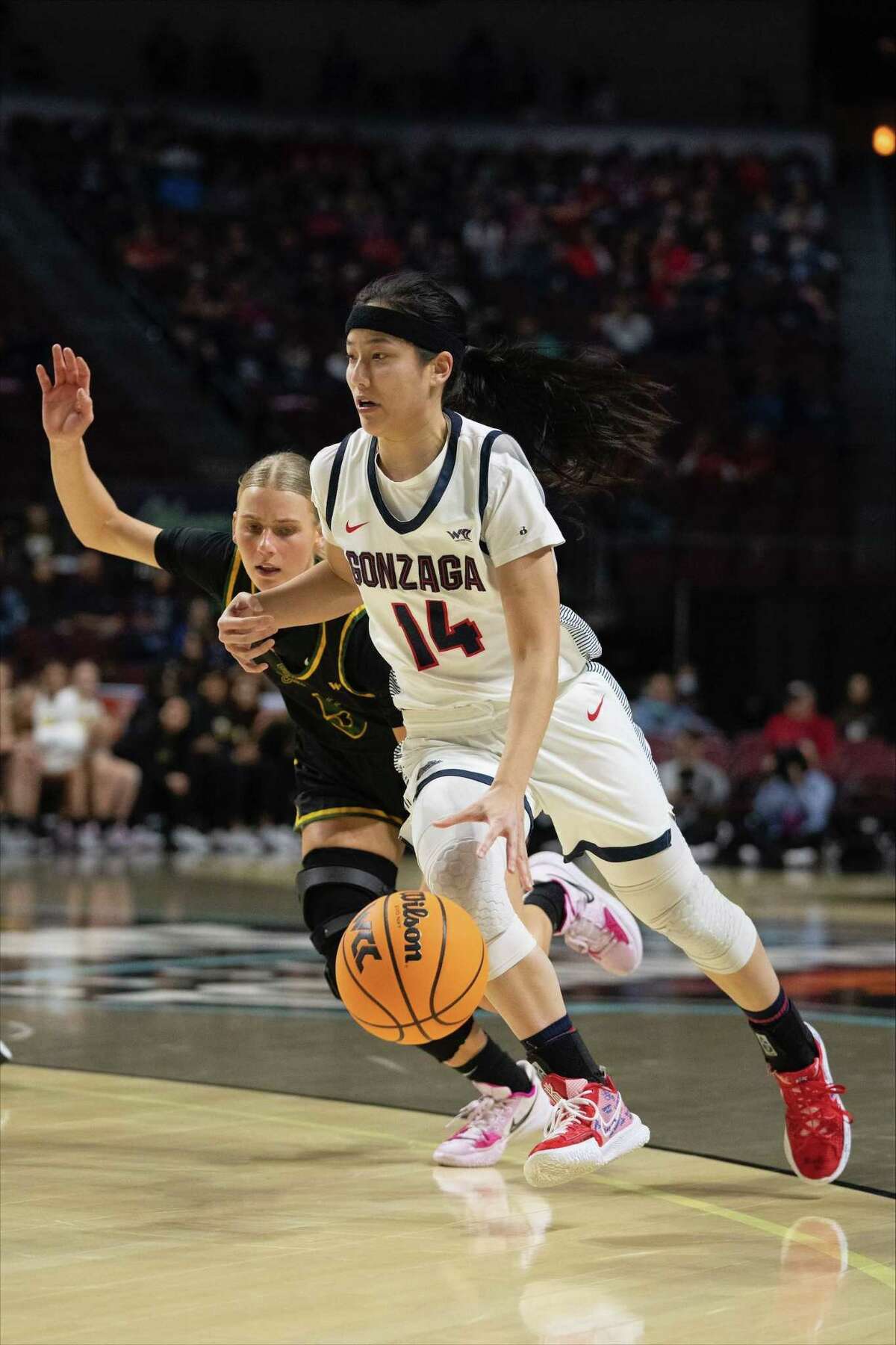Kaylynne Truong led Gonzaga with 16 points against USF in a WCC semifinal Monday in Las Vegas.