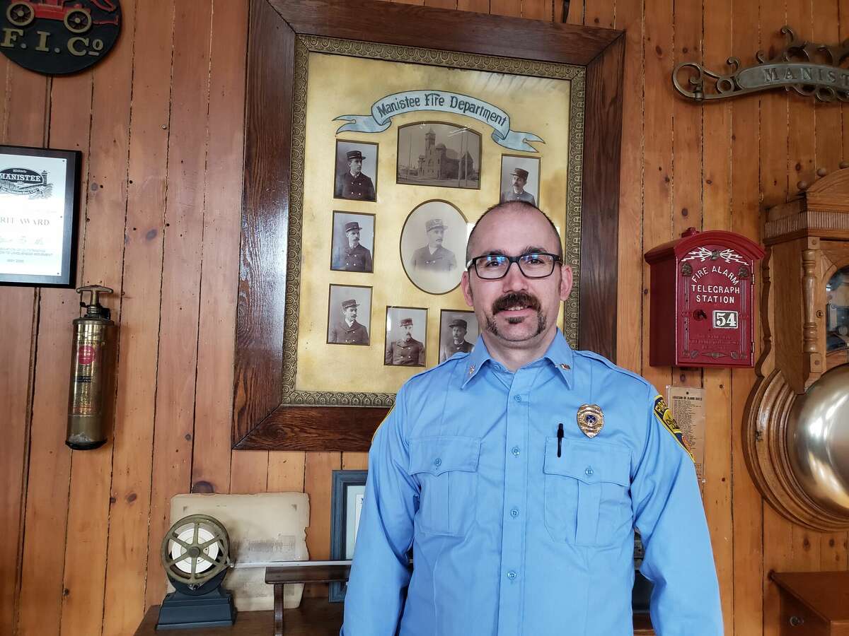 Chris Jeffries is about a decade into his career and last month he was promoted to captain for the Manistee City Fire Department.