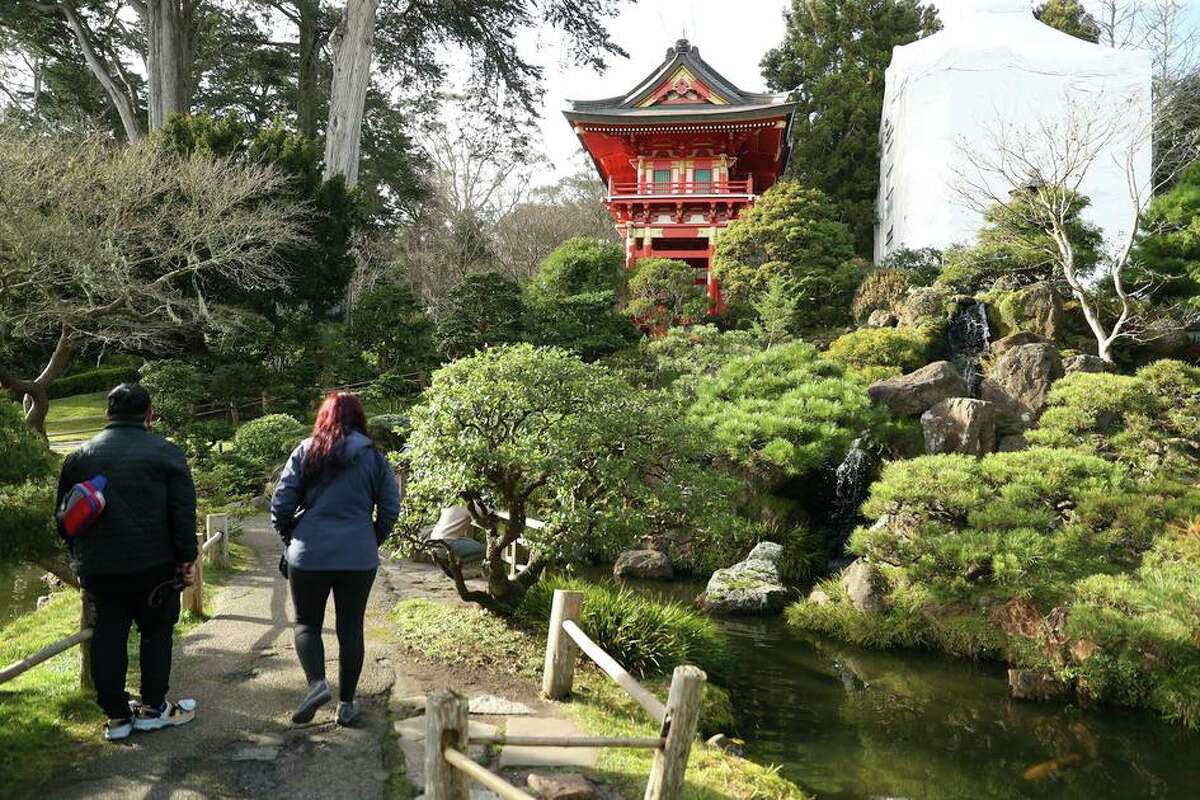 Japanese Tea Garden in Golden Gate Park in San Francisco, Calif., on Tuesday, January 11, 2022.
