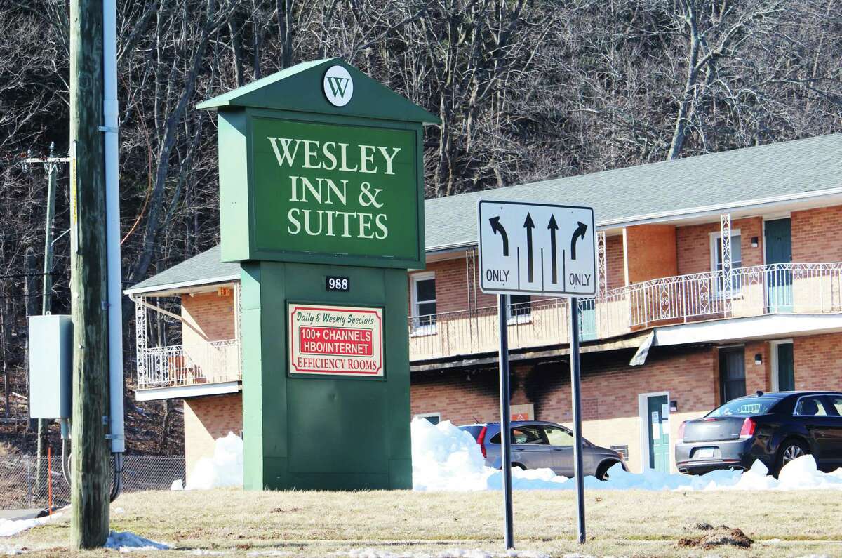 The Wesley Inn & Suites on Washington Street in Middletown is the city's warming center.