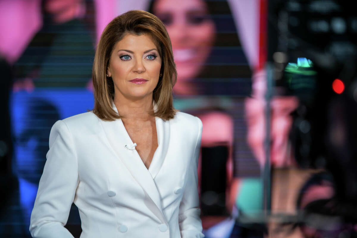 NEW YORK - OCTOBER 28: CBS Evening News with Norah O'Donnell broadcasting live from Times Square with Election2020 coverage. (Photo by Adam Verdugo/CBS via Getty Images)