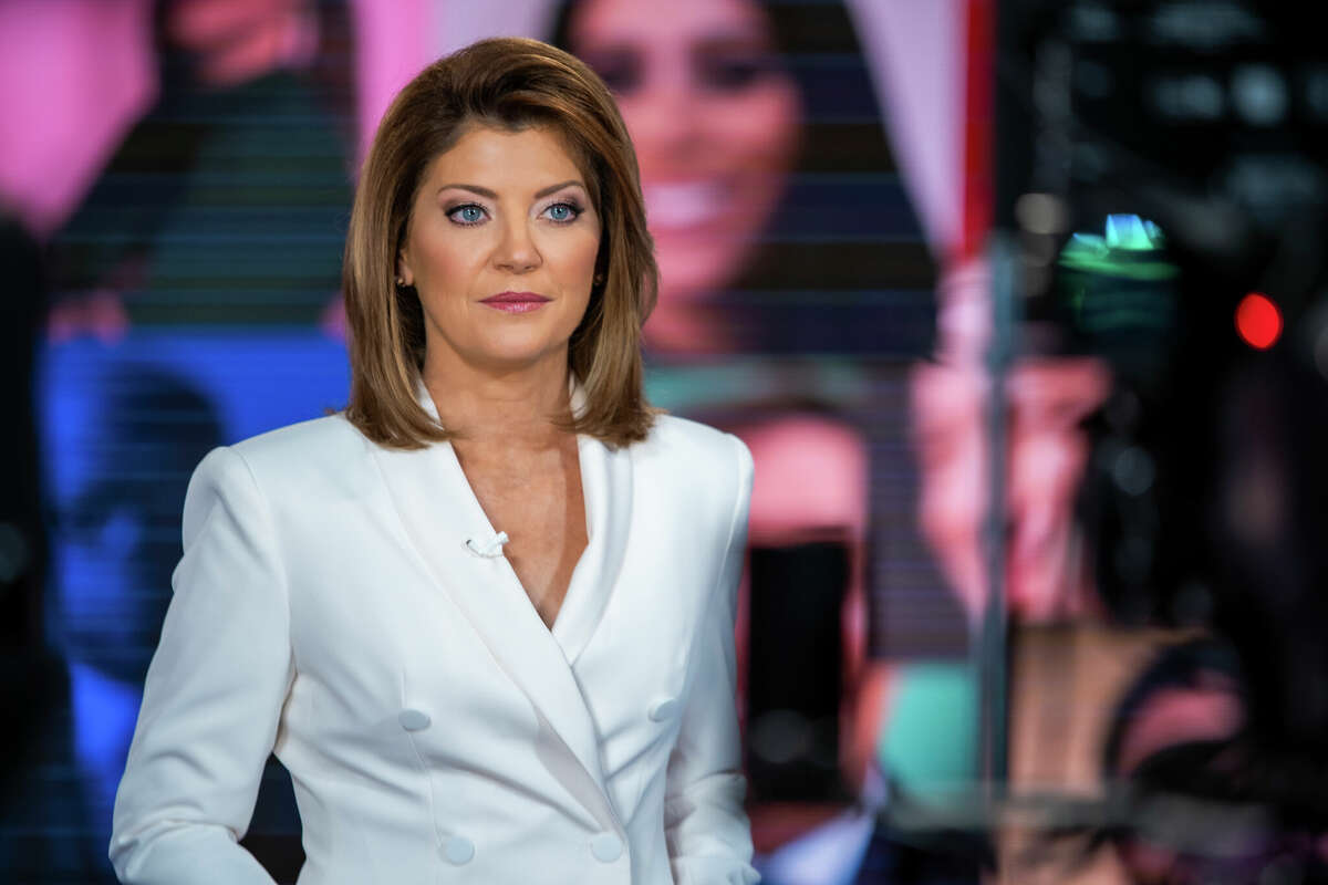 CBS Evening News with Norah O'Donnell broadcasting live from Times Square with Election2020 coverage. (Photo by Adam Verdugo/CBS via Getty Images)