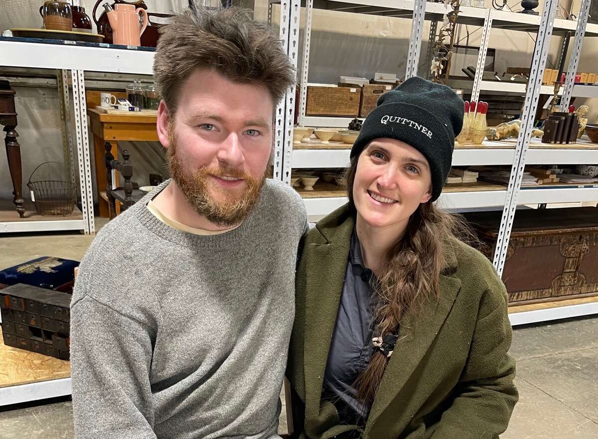 Pippa Biddle, 29, admits she and husband Ben Davidson, 30, are an anomaly in the world of antiques. “Vintage is a young business, antiques is not,” Biddle says. “But it’s an amazing experience to learn from those in the business.