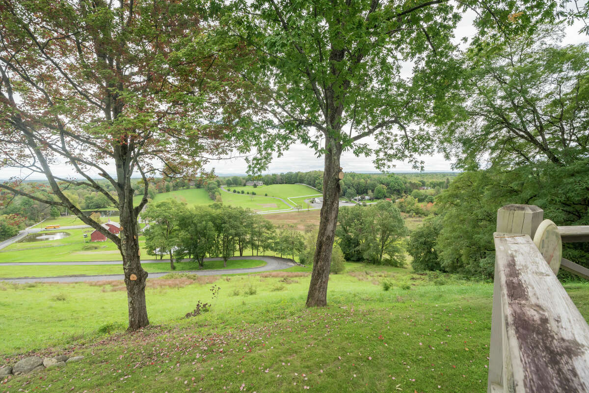 This week’s house was built into a hillside along 1139 Middleline Road in Milton, which created a beautiful view from the deck and single-story living at the same time. Some of the 1990s interiors may need a makeover, but the natural elements used in the design are timeless. Exterior interest includes a bridge over a water feature at the front door. The house has four bedrooms and four bathrooms — one bedroom and bathroom are part of an in-law suite. The house has an open layout, a heated, three-car garage, two fireplaces and sits on a 14-acre-lot. Built in 1991, the house has 4,239 square feet of living space. Ballston Spa schools. Taxes: Approximately $8,000. List price: $975,000. Contact listing agent Karan Murray with Roohan Realty at 518-312-0723.