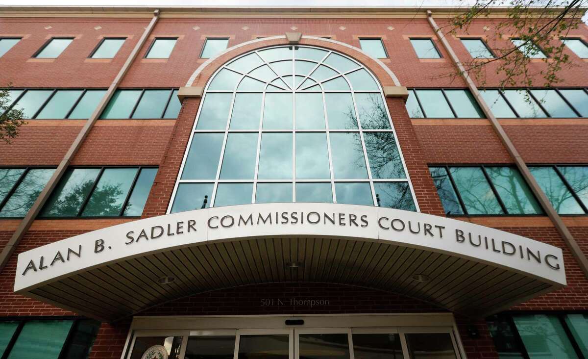 The Alan B. Sadler Commissioners Court Building is seen, Wednesday, March 9, 2022, in Conroe.