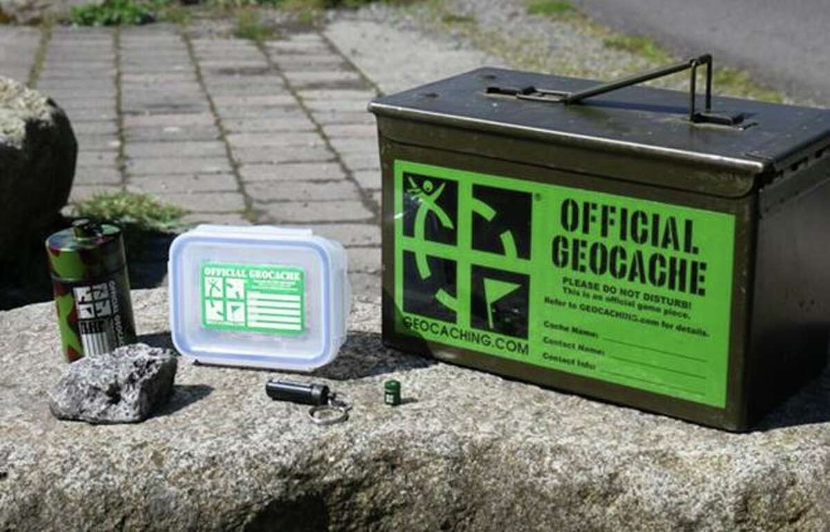Next week, approximately 500 geocaching fans from across the state and beyond will flock to Conroe for the 20th Annual Texas Challenge & Geocaching Festival. Pictured is an example of a container that a geocache would be hidden in.