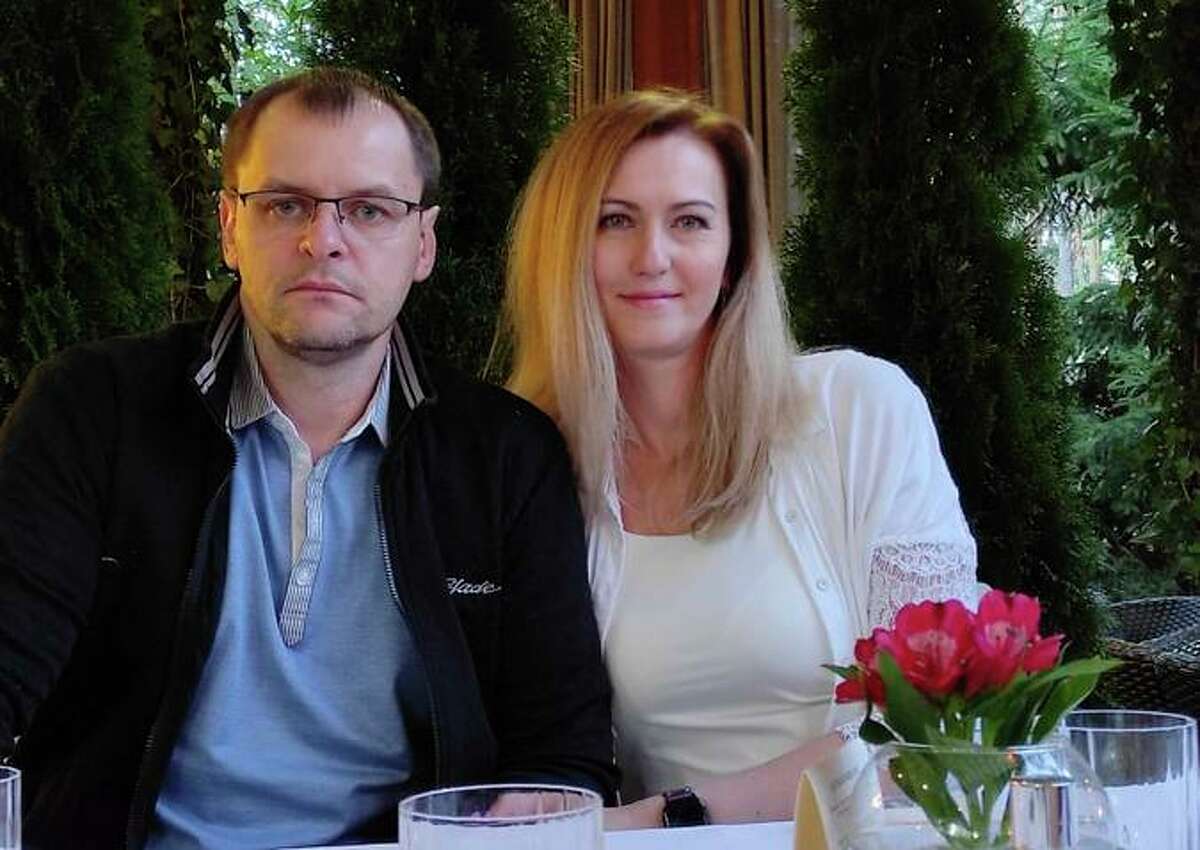 Sergii and Tatiana Perebeinis were together for 23 years. Tatiana, who worked for Palo Alto company SE Ranking, was killed in Ukraine by Russian mortar fire earlier this week, along with her two children.