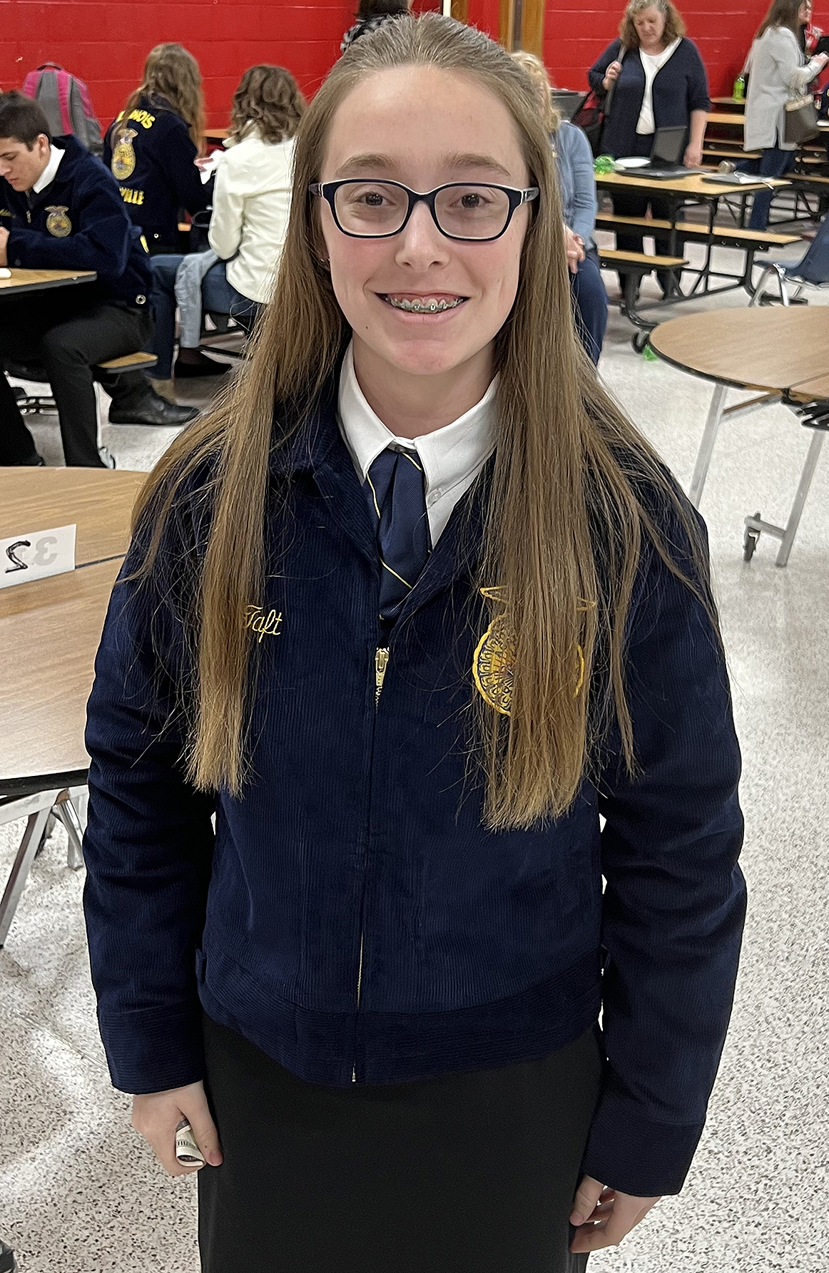 Tara Taft honored as district FFA proficiency winner - Vimarsana News