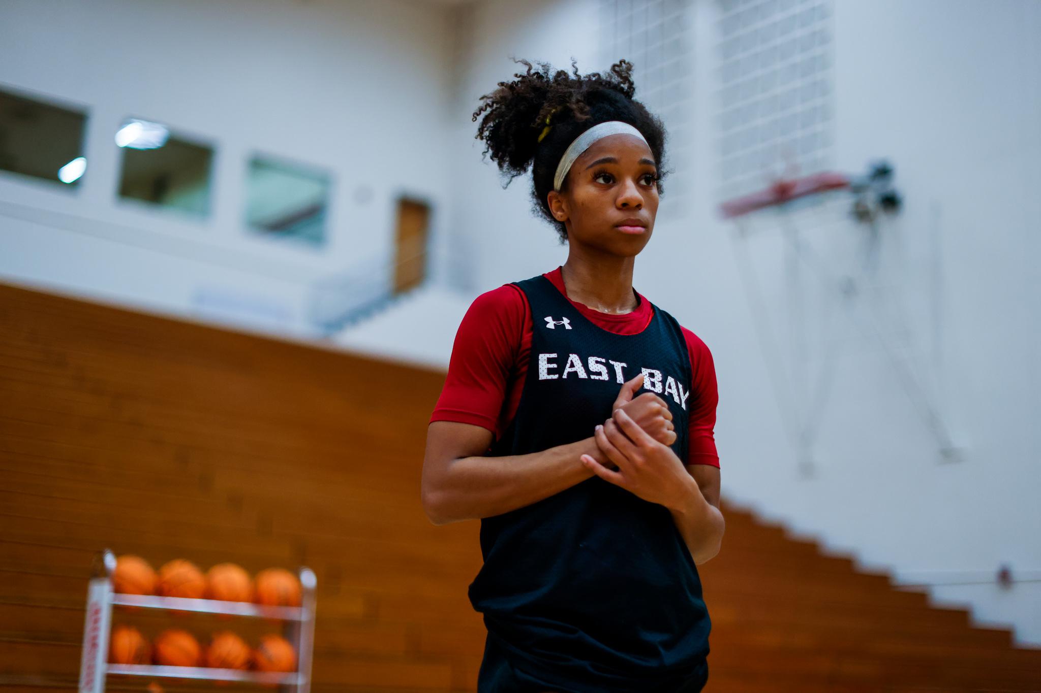 ‘She was my everything’: Cal State East Bay guard thrives in memory of mother