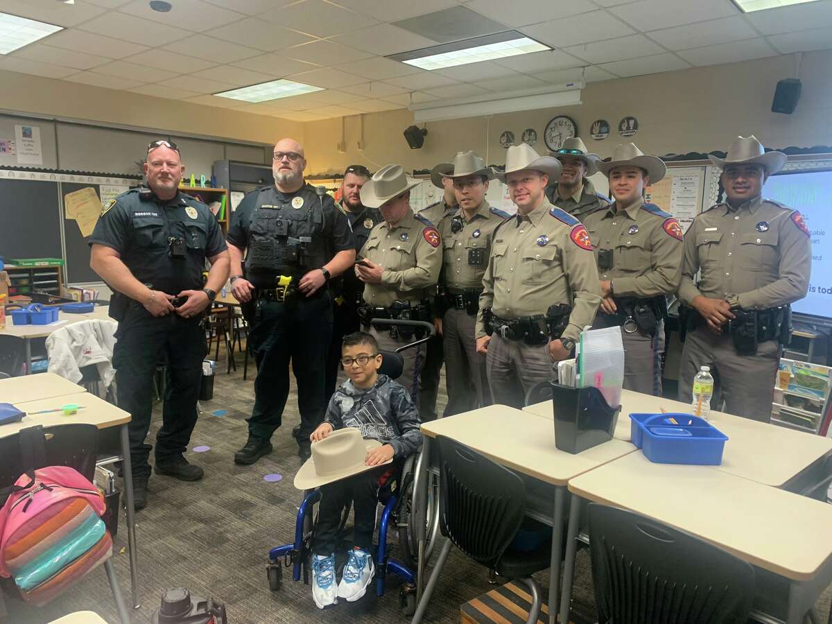 A student at Humble ISD was being bullied, so on March 10, the Texas Department of Public Safety Southeast Region decided to escort him to class. 