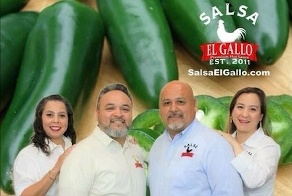 The executive staff of the family-owned Salsa El Gallo business. From left to right: Adina, Juan, Jaime and Veronica Lopez.
