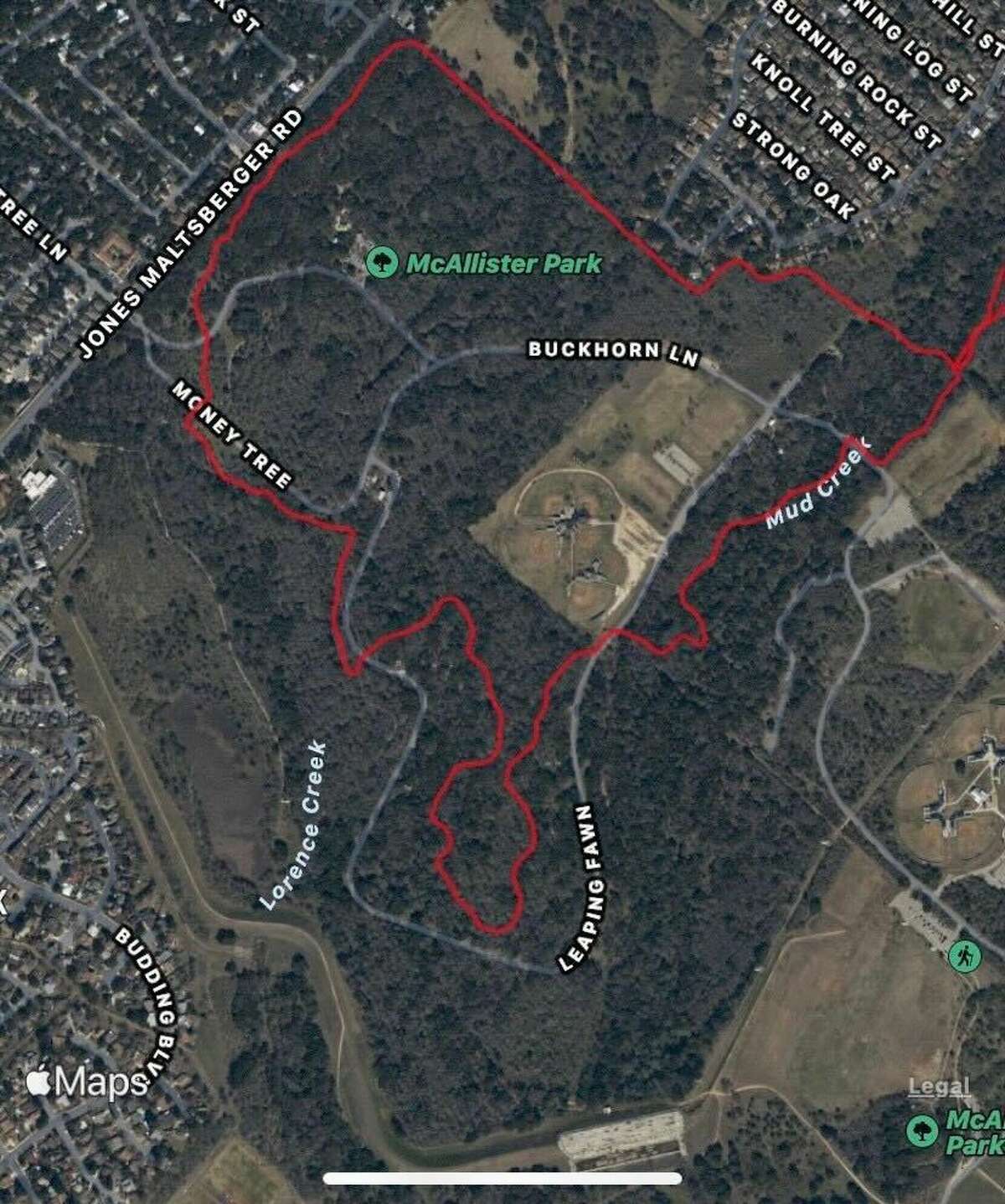 Mcallister Park Trail Map Local Hiker Treks Up Unique 'U.s.a' Trail At San Antonio Park