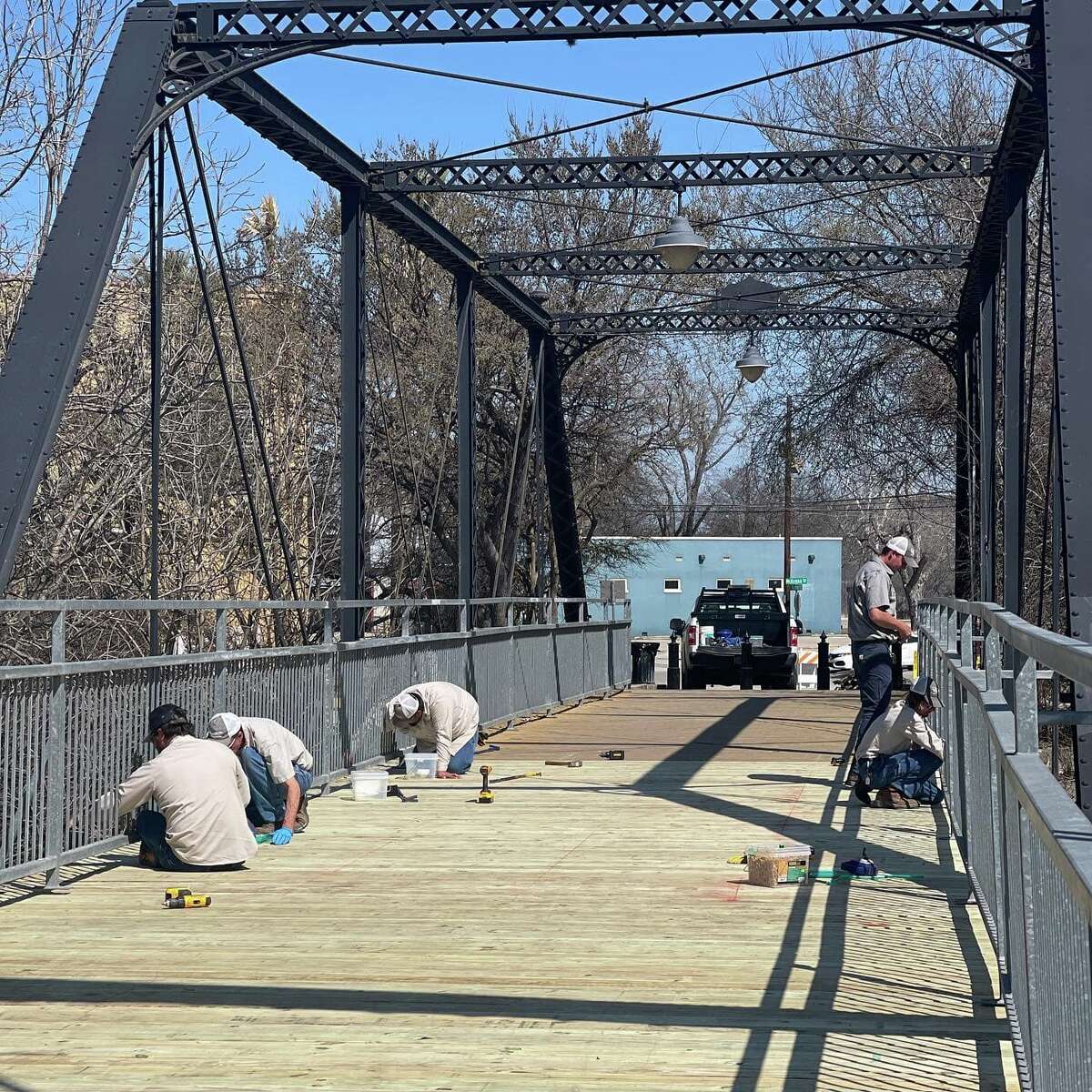 It took over 14,000 screws to replace more than 1,000 boards on New