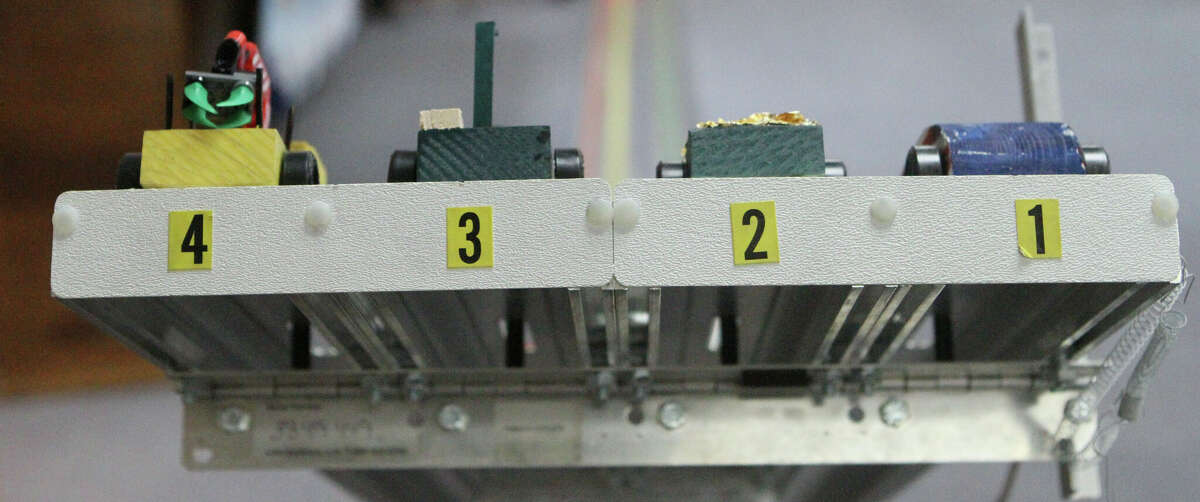 On Sunday at the Reed City Cub Scouts Pack 174 building, the Pinewood Derby race made its return.