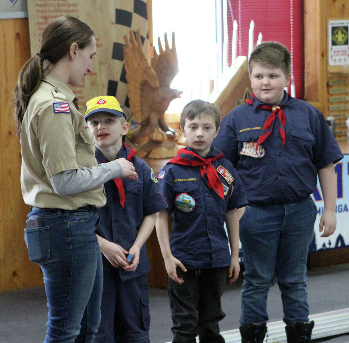 On Sunday at the Reed City Cub Scouts Pack 174 building, the Pinewood Derby race made its return.
