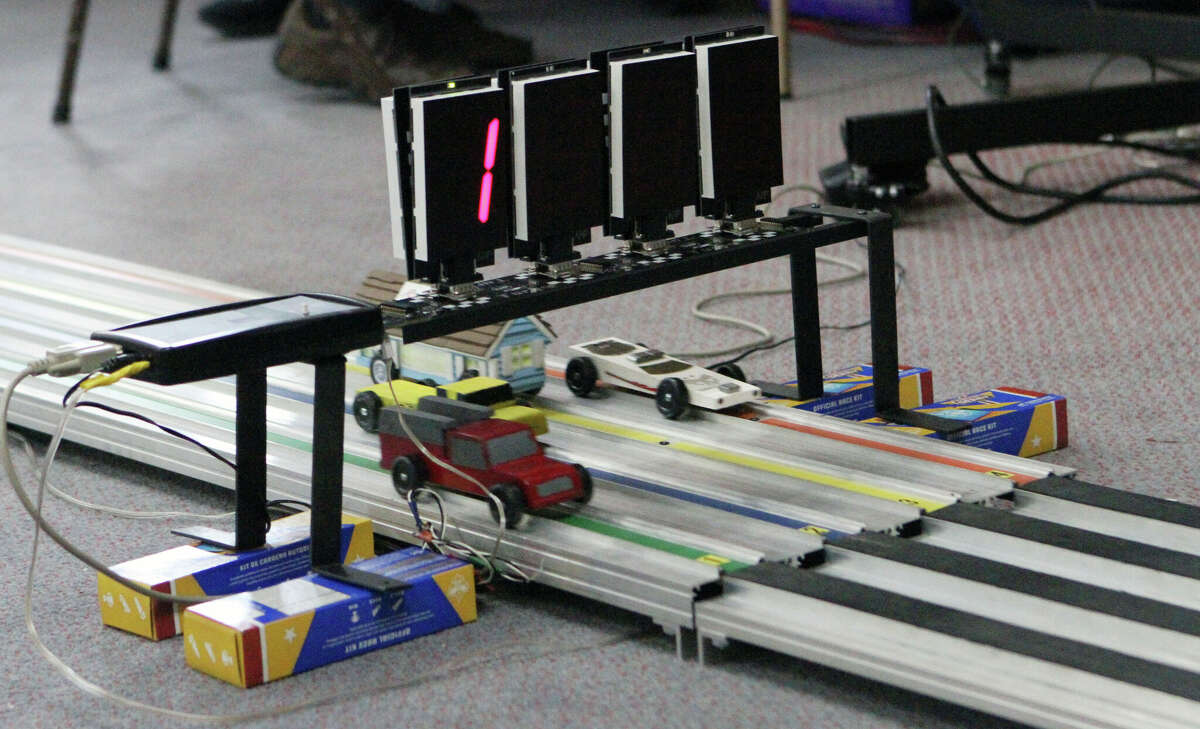 On Sunday at the Reed City Cub Scouts Pack 174 building, the Pinewood Derby race made its return.