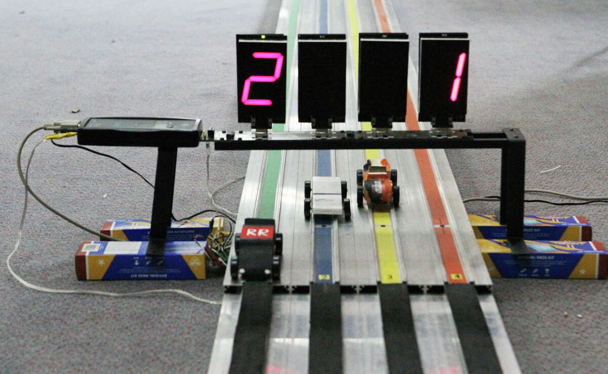 On Sunday at the Reed City Cub Scouts Pack 174 building, the Pinewood Derby race made its return.