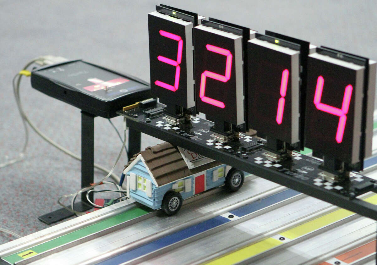 On Sunday at the Reed City Cub Scouts Pack 174 building, the Pinewood Derby race made its return.