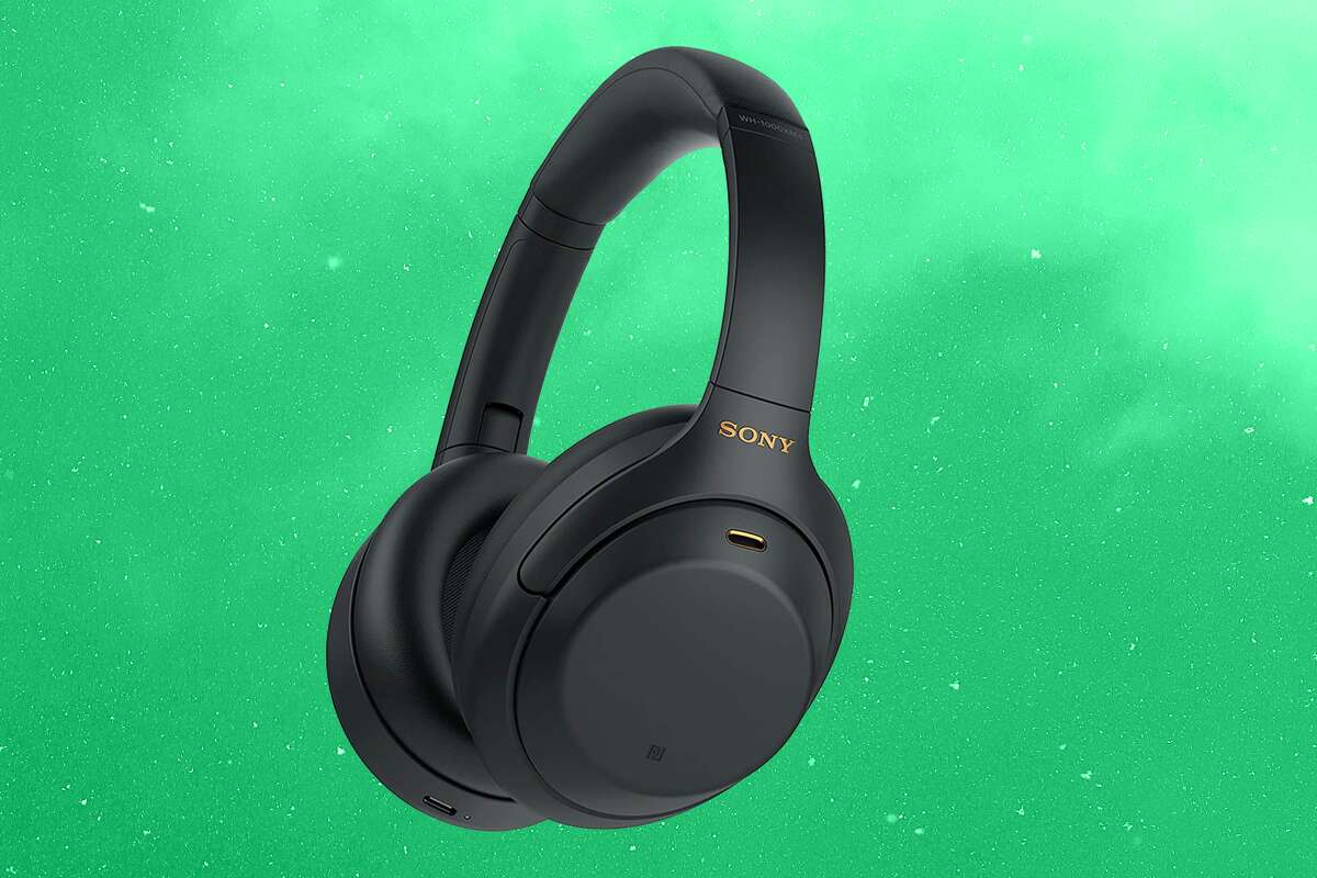 The Sony Noise Canceling Overhead Headphones with Microphone ($278) from Amazon. 
