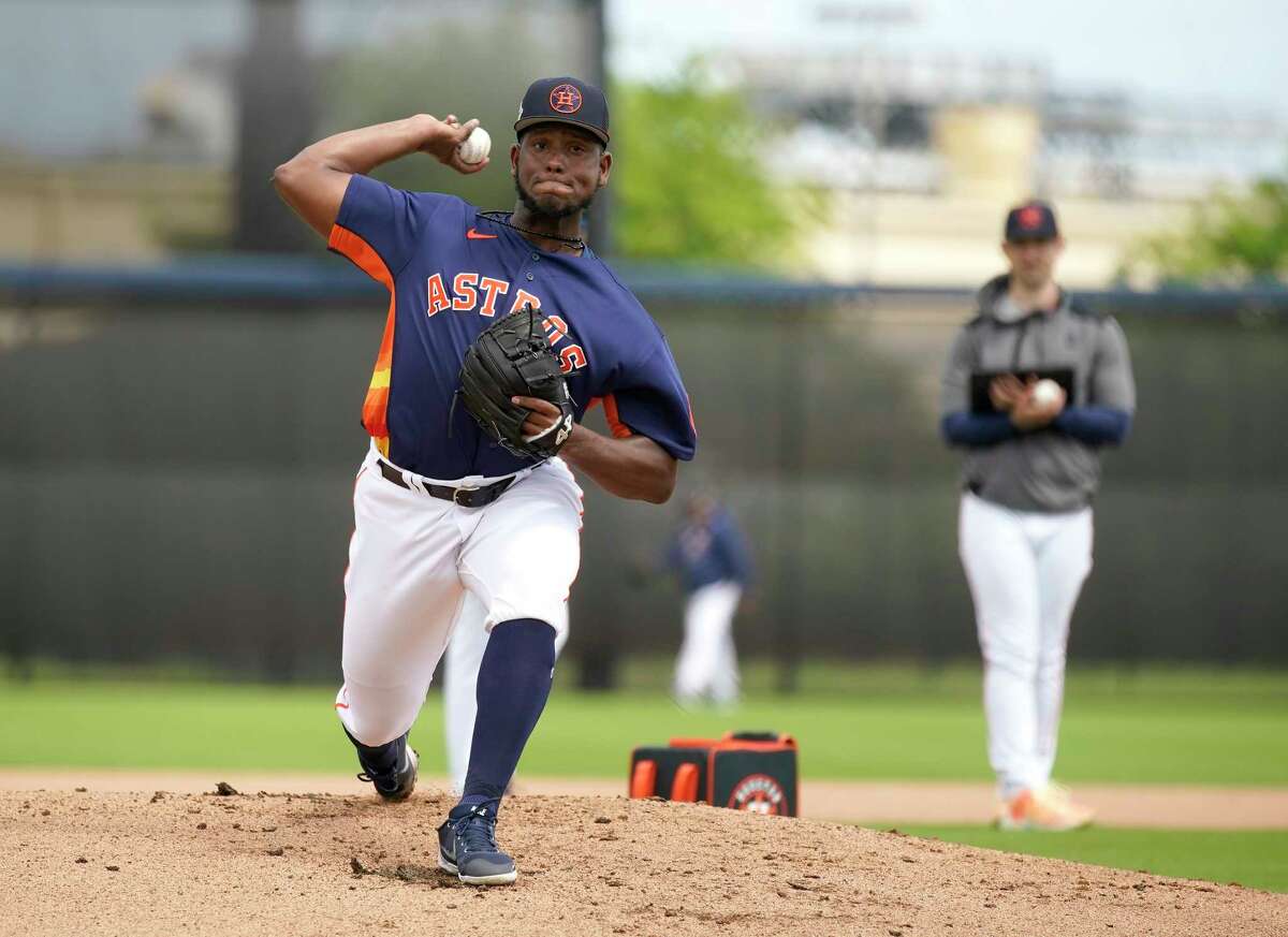 Ronel Blanco has been a pleasant surprise for the Astros during spring training and could push for a job in the major league bullpen.