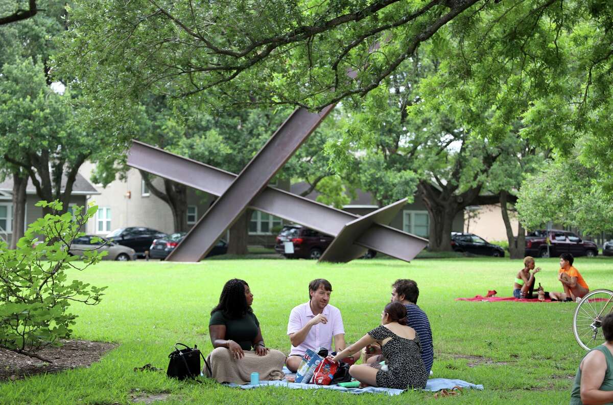 Menil Park is a popular Houston spot for picnicking. 